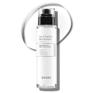 COSRX 6X Peptide Collagen Booster Toner Serum, Niacinamide & Hyaluronic Acid Facial Essence for All Skin Types, Korean Skin Care, Paraben Free, 150mL/5.07 Fl.Oz