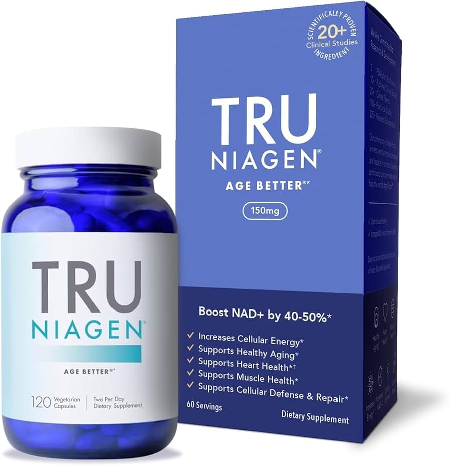 TRU NIAGEN PRO 300mg | Patented Nicotinamide Riboside NAD+ Supplement | NR Supports Cellular Energy Metabolism & Repair, Vitality, Healthy Aging of Heart, Brain & Muscle (60 Servings)