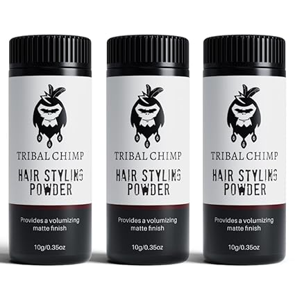 Hair Styling Powder, All-day Invisible Hold Hair Volumizer and Texture Powder for Men and Women, Styling Powder with Matte Finish - 3-Piece Set, 10g