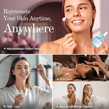 ZealSea Hyaluronic Acid Serum for Face, Hydrating Microneedling Serum, EWG Certified for Sensitive Skin, Vegan Fragrance Free Non-Comedogenic Absorb Quickly, Pure Hyaluronic Acid Anti-Aging 1 Oz - Image 2