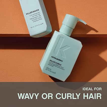 Kevin.Murphy KILLER.CURLS - Leave-In Anti Frizz Cream for Curly & Coily Hair - Curl Activating - Flexible Hold - Frizz Ease Curling Cream - 200mL / 6.7 fl oz - Image 2