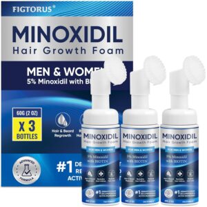 5% Minoxidil Foam 3PCS, Minoxidil for Men Foam, Minoxidil for Women Hair Growth, Minoxidil for Men and Women.