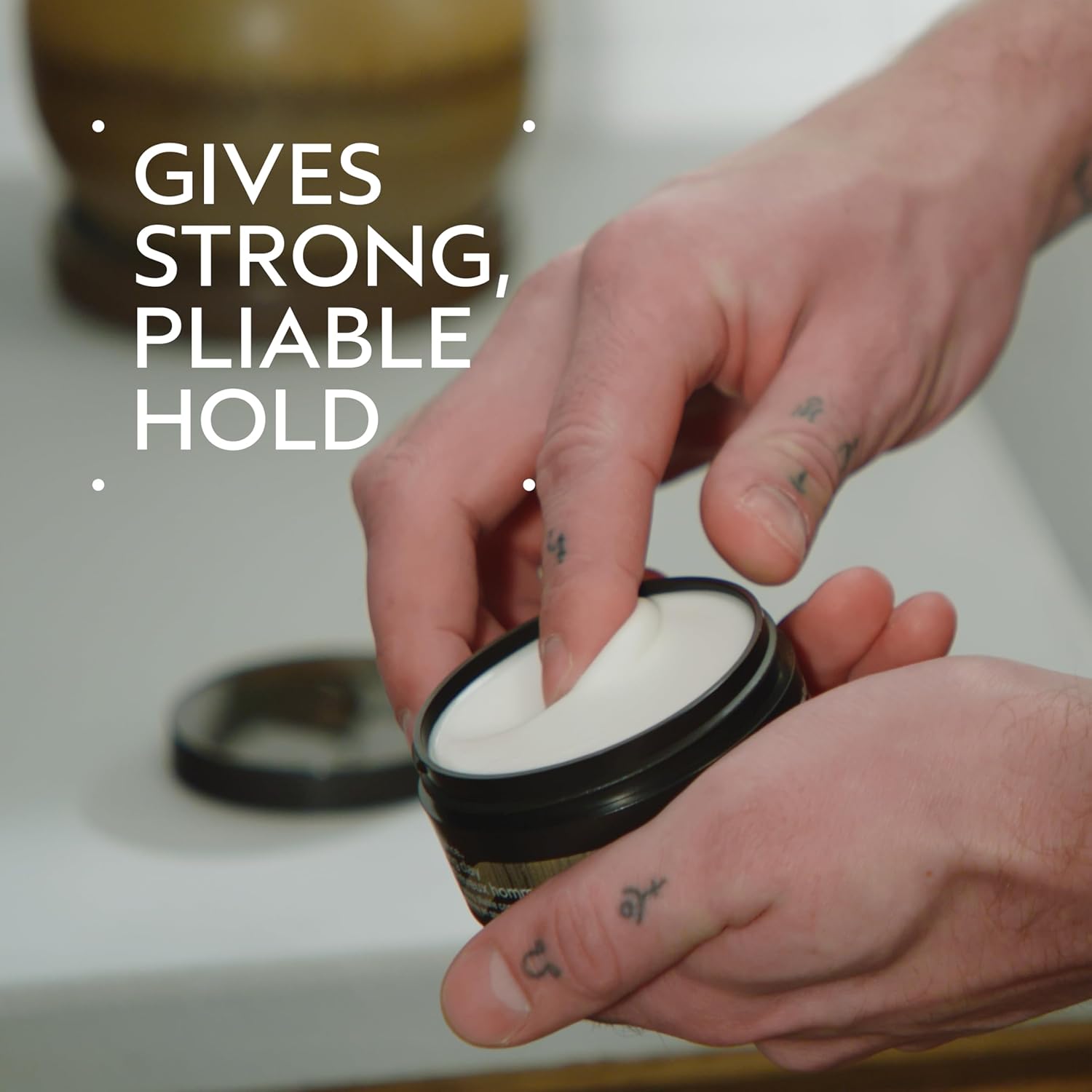 Aveda Men Pure-Formance Grooming Clay | Strong Hold | Matte Finish | Lightweight, 2.5 Ounce - Image 2