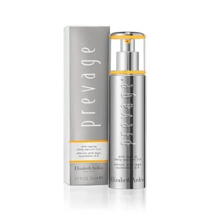 Elizabeth Arden PREVAGE Anti-Aging Face Serum 2.0 for Women, Brightening & Dark Spot Correcting Skincare, With Antioxidant Idebenone Technology