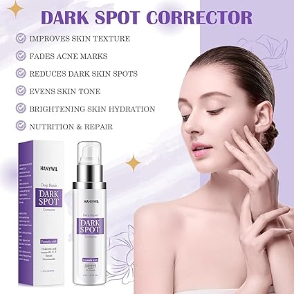 HANYWIL Dark Spot Corrector for Face & Body,Rapid Tone Repair Cream with Hyperpigmentation Treatment,Sun Spot, Age Spot & Melasma Remover,Dermatologist-Tested Brightening Retinol Serum (1.7 Fl Oz) - Image 2