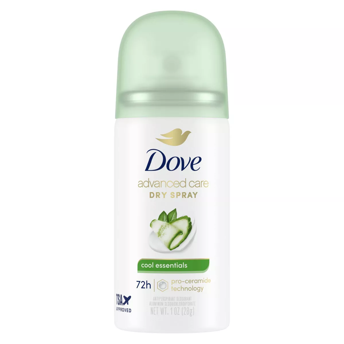 Dove Antiperspirant Deodorant Dry Spray, Go Fresh Cool Essentials Travel Size, 1 Ounce (Pack of 6) - Image 2