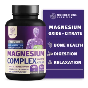 BioEmblem Triple Magnesium Complex | 300mg of Magnesium Glycinate, Malate, Citrate for Muscles, Nerves, Energy | High Absorption | Vegan, Non-GMO | 90 Capsules