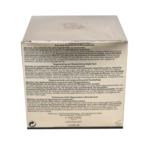 Absolue Nuit Premium Bx Advanced Night Recovery Cream by Lancome for Unisex - 2.6 oz Cream