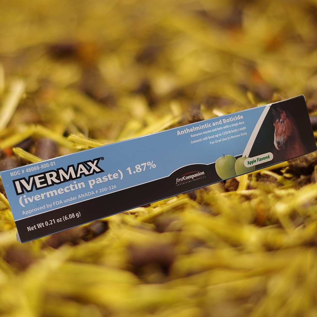 Ivermax Apple Flavored Ivermectin Equine Paste Dewormer - 2 Pack - Image 3