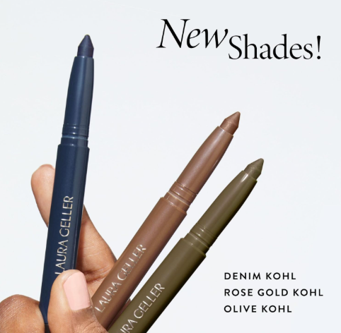 LAURA GELLER NEW YORK Kajal Longwear Kohl Eyeliner Pencil - Denim Kohl - Caffeine and Vitamin E - Smooth & Blendable Liner - Built-In Sharpener - Image 3