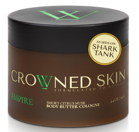 Crowned Skin Empire Body Butter Cologne for Men | Smoky Citrus Musk | As Seen On Shark Tank | Scented with Lemon & Lavender | Infused with Natural Shea & Mango Butters | All-Day Fragrance | 4.4oz - Image 2