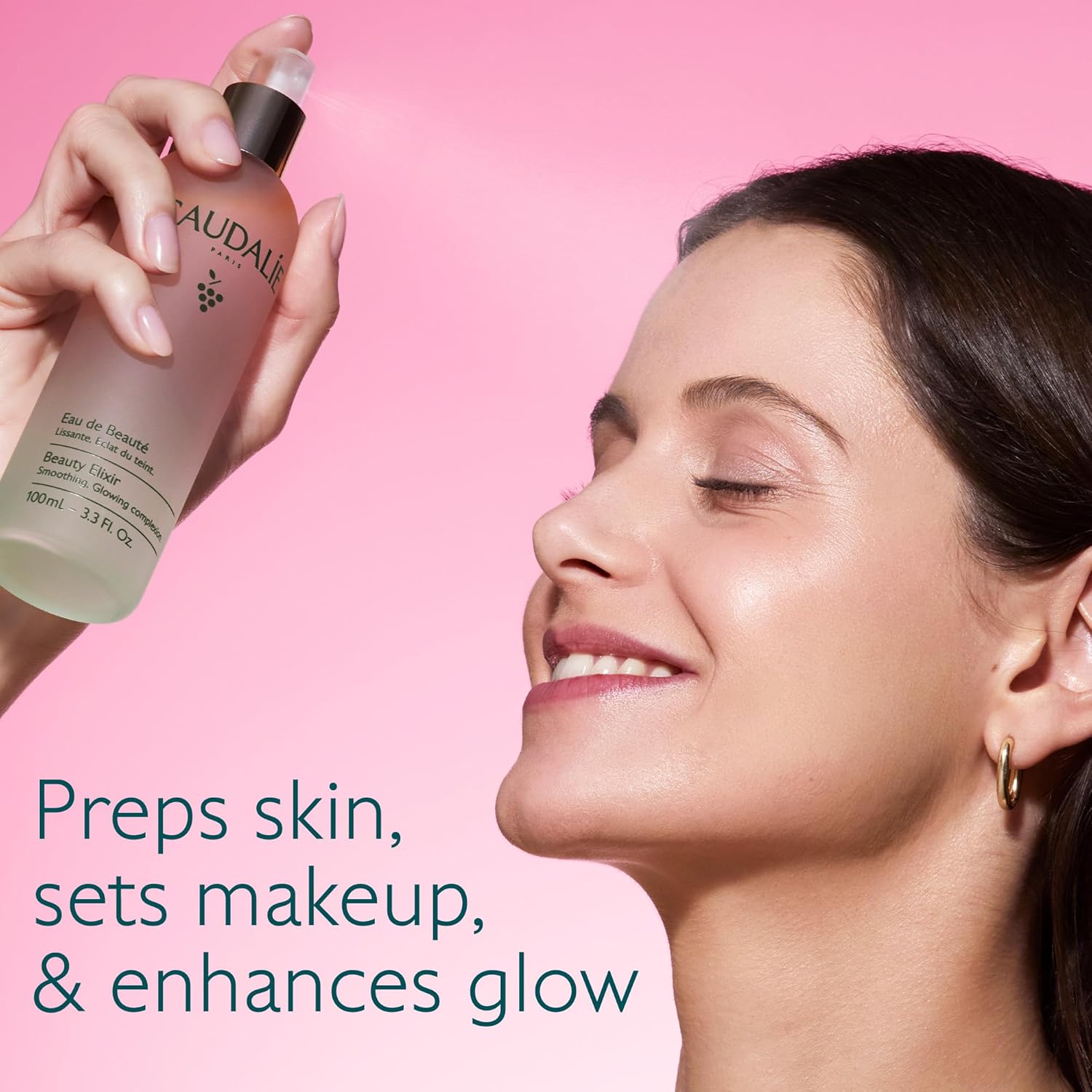 Caudalie Beauty Elixir Face Mist: Toner That Tightens Pores + Reduces Dullness + Sets Makeup - Image 3