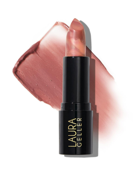 LAURA GELLER NEW YORK Italian Marble Sheer Lipstick - Al Fresco - Hydrating & Lightweight - Vitamin E & Caster Seed Oil - Cream Finish