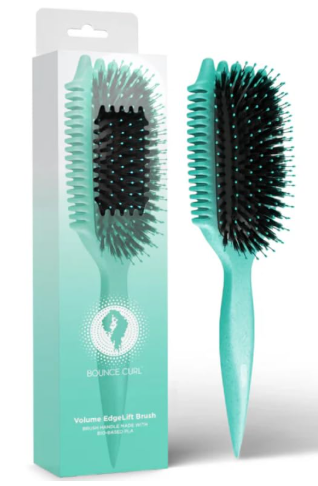 Bounce Curl Define EdgeLift Brush, 5-in-1 Tool for Effortlessly Defined Curls, Waves & Coils, Reduces Frizz - Teal - Image 3
