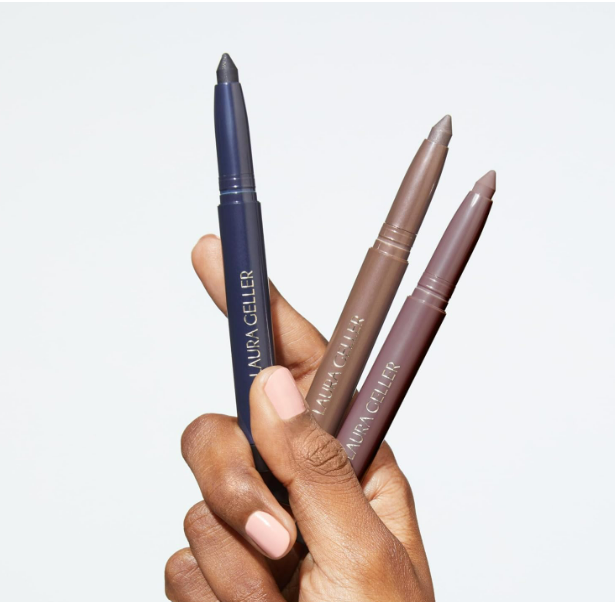 LAURA GELLER NEW YORK Kajal Longwear Kohl Eyeliner Pencil - Midnight Blue Kohl - Caffeine and Vitamin E - Smooth & Blendable Liner - Built-In Sharpener - Image 4