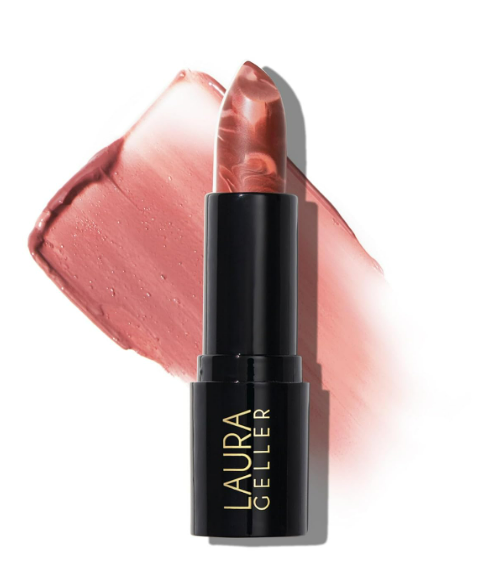 LAURA GELLER NEW YORK Italian Marble Sheer Lipstick - Dolce - Hydrating & Lightweight - Vitamin E & Caster Seed Oil - Cream Finish