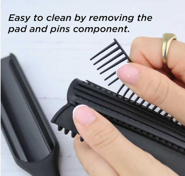 Denman D3 Original Curl Definer & Styler, Curly Hair Brush for Women & Men – 7 Row Detangling & Curl Defining Brush for Smooth Defined Curls - a precision Styling Brush for straight hair - Image 3
