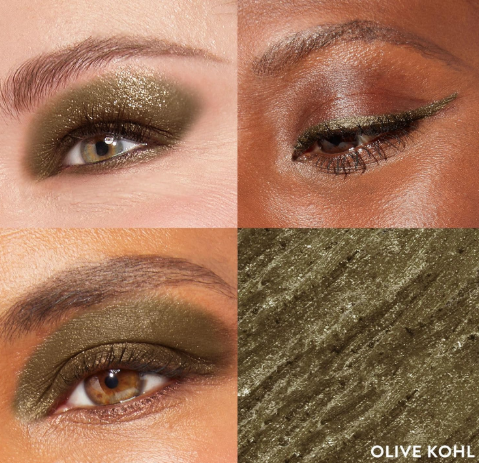 LAURA GELLER NEW YORK Kajal Longwear Kohl Eyeliner Pencil - Olive Kohl - Caffeine and Vitamin E - Smooth & Blendable Liner - Built-In Sharpener - Image 2