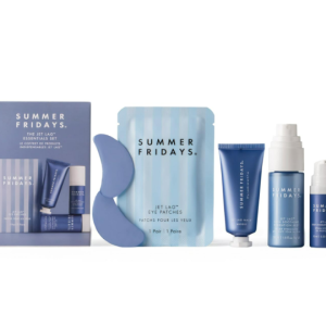Summer Fridays Jet Lag™ Essentials - Mini Hydrating Skin Care Set With Jet Lag™ Mask, Eye Patches, Deep Hydration Face Serum & Hydration Mist - Travel Size Skincare Kit & Gift Set (4 Count)