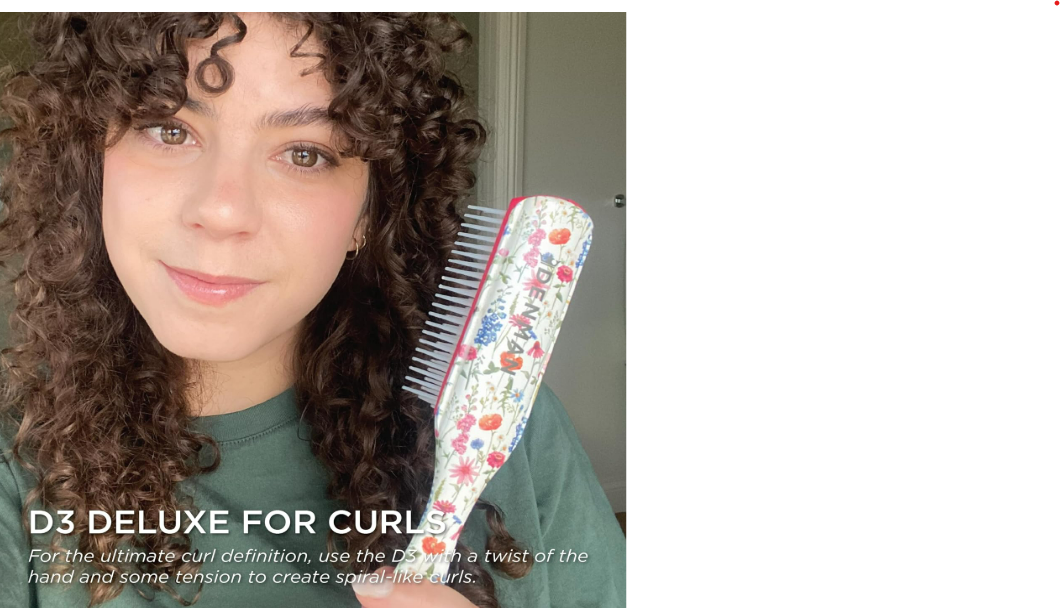 Denman D3 Original Curl Definer & Styler, Curly Hair Brush for Women & Men – 7 Row Detangling & Curl Defining Brush for Smooth Defined Curls - a precision Styling Brush for straight hair - Image 3