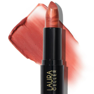 LAURA GELLER NEW YORK Italian Marble Sheer Lipstick - Peach Bellini - Hydrating & Lightweight - Vitamin E & Caster Seed Oil - Cream Finish