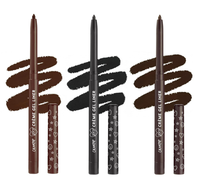 ColourPop Neutral Needs BFF Crème Gel Waterproof Eyeliner Kit - 18HR Wear, Ultra-Pigmented Neutral Eyeliner Pencils with Matte Finishes - Includes Shades Sunnyvale, Swerve & Brew Haha (3 Count)