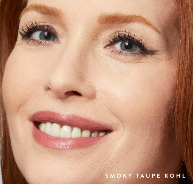 LAURA GELLER NEW YORK Kajal Longwear Kohl Eyeliner Pencil – Smoky Taupe – Smooth, Blendable Application, Long-Wearing, Non-Creasing – Infused with Caffeine & Vitamin E – Built-In Sharpener - Image 2