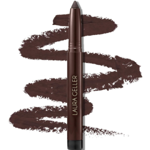 LAURA GELLER NEW YORK Kajal Longwear Kohl Eyeliner Pencil – Smoky Taupe – Smooth, Blendable Application, Long-Wearing, Non-Creasing – Infused with Caffeine & Vitamin E – Built-In Sharpener