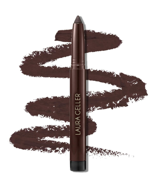 LAURA GELLER NEW YORK Kajal Longwear Kohl Eyeliner Pencil – Smoky Taupe – Smooth, Blendable Application, Long-Wearing, Non-Creasing – Infused with Caffeine & Vitamin E – Built-In Sharpener