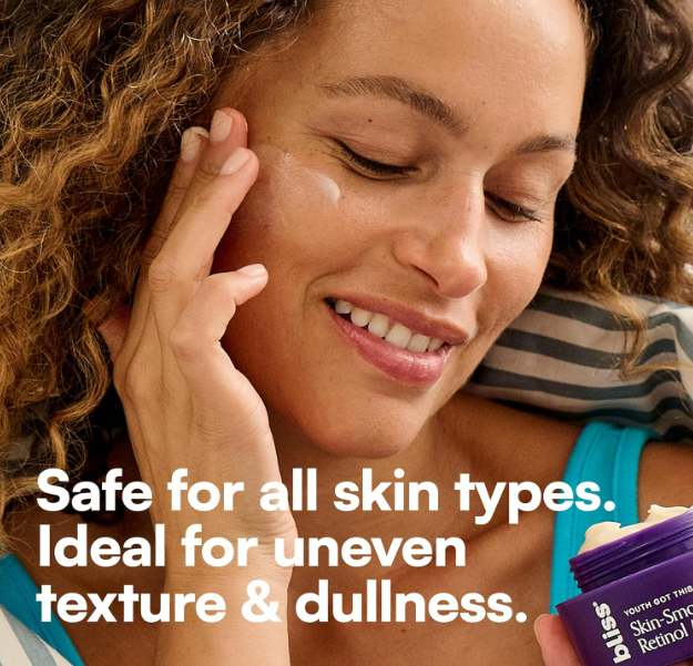 Bliss Retinol Face Moisturizer | Youth Got This Gentle Anti-Aging Cream with Pure Retinol + PREVENT-4™ Complex for Fine Lines, Wrinkles & Hydration | Cruelty Free, 1.7 fl oz - Image 2