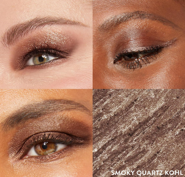 LAURA GELLER NEW YORK Kajal Longwear Kohl Eyeliner Pencil – Smoky Quartz – Smooth, Blendable Application, Long-Wearing, Non-Creasing – Infused with Caffeine & Vitamin E – Built-In Sharpener - Image 4