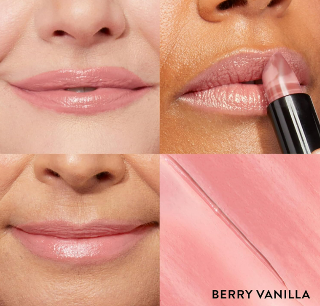 LAURA GELLER NEW YORK Italian Marble Sheer Lipstick - Berry Vanilla - Hydrating & Lightweight - Vitamin E & Caster Seed Oil - Cream Finish - Image 3