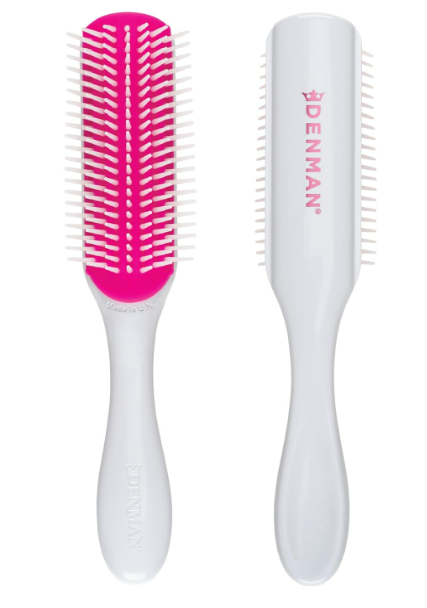 Denman D3 Original Curl Definer & Styler, Curly Hair Brush for Women & Men – 7 Row Detangling & Curl Defining Brush for Smooth Defined Curls - a precision Styling Brush for straight hair