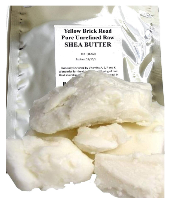 Yellow Brick Road 100% Raw Unrefined Shea Butter-African Grade a Ivory 1 Pound (16oz)…