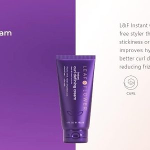 Leaf & Flower Instant Curl Defining Cream, 6oz/180ml