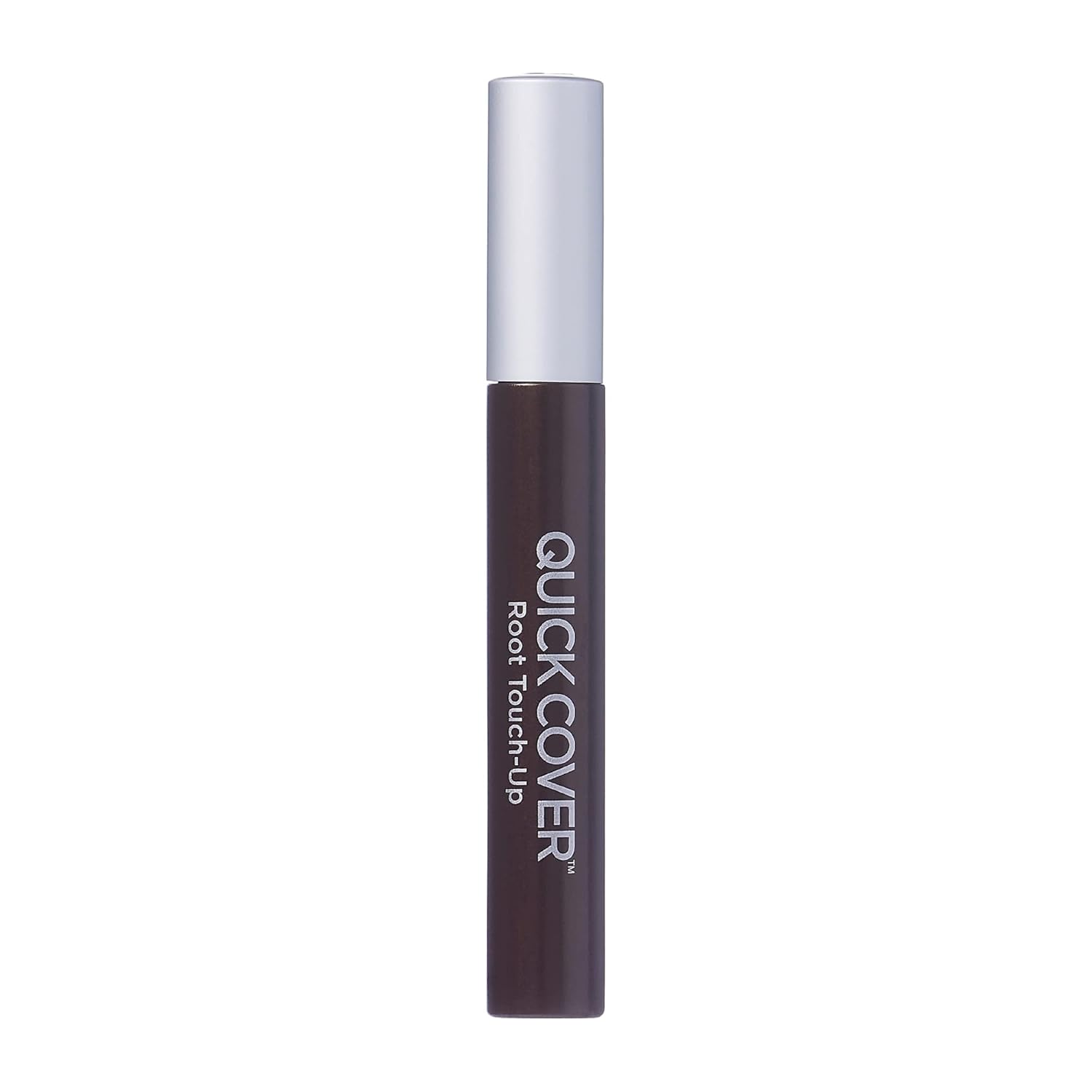 RED by KISS Quick Cover Root Touch Up Rescue (Dark Brown), Mascara Natural Water-Resistant Temporary Gray Concealer Cover Up Brush for Hair Mustache & Beard, Formulated with Jojoba Oil - Image 3