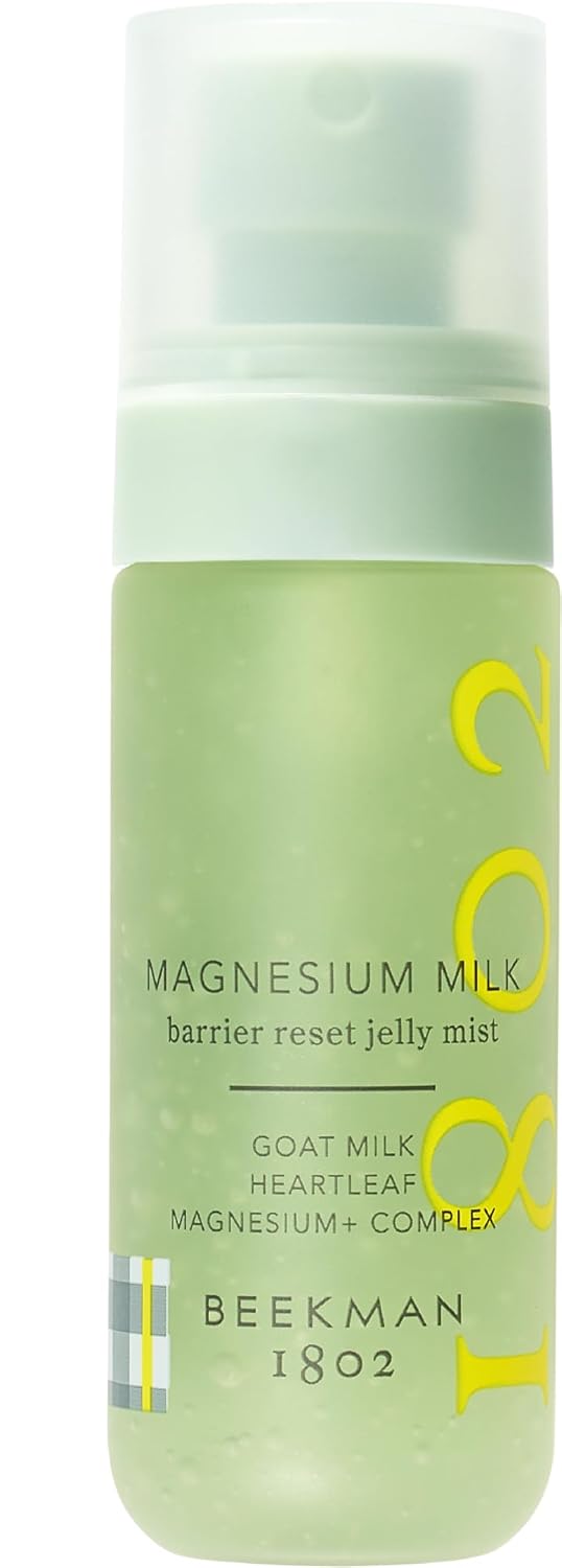 Beekman 1802 Magnesium Milk Barrier Reset Jelly Face Mist – Magnesium Spray with Goat Milk – Hydrating Face Mist & Facial Spray – Cruelty Free, Suitable for Sensitive Skin, 2 Fl Oz - Image 2
