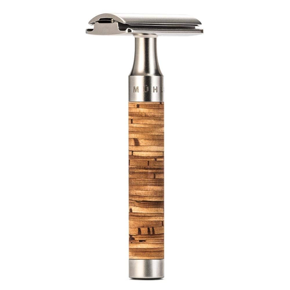 MÜHLE Rocca Stainless Steel Birch Bark Safety Razor - Image 3
