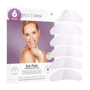 Silc Skin Silicone Eye Pads For Fine Lines, 60 Day Supply | Medical-Grade Reusable Overnight Eye Patches
