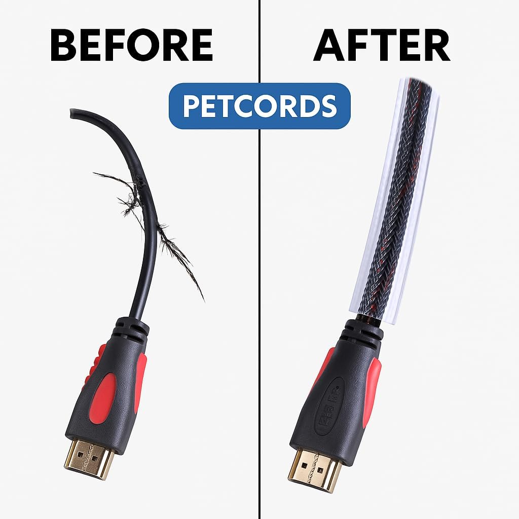 PetCords Dog and Cat Cord Pet Protector 10 FT, Protects Your Pets Through Insulated Cables up to 10ft, Pet and Critter Safety Device, Unscented, Odorless, Made and Designed in The USA - Image 3