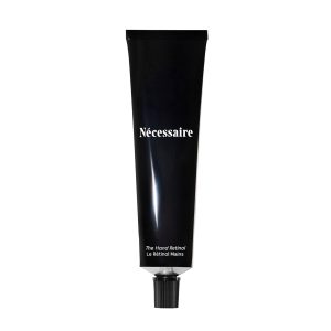 Nécessaire The Hand Retinol. Anti-Age Repair Serum. For Crepiness, Wrinkles, Spots, Brittle Cuticles. 0.25% Pure Retinol. 5% AHA. Dermatologist-Tested. Hypoallergenic. Non-Comedogenic. 2.2 fl oz.