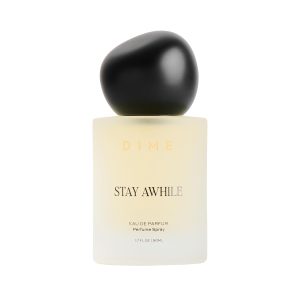 DIME Beauty Stay Awhile Perfume for Women, Warm Gourmand with Toasted Pistachio, Cashmere Musk, and Vanilla Bean Clean, Vegan, Cruelty-Free Fragrance, 1.7 oz / 50 ml