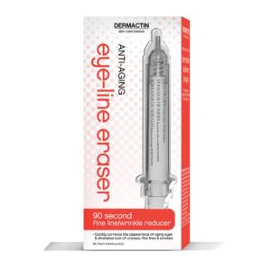 Dermactin Anti-Aging Eye-line Eraser 90 Second Fine Line/Wrinkle Reducer .34 oz - Wrinkle Eraser for Face, Wrinkle Line Filler