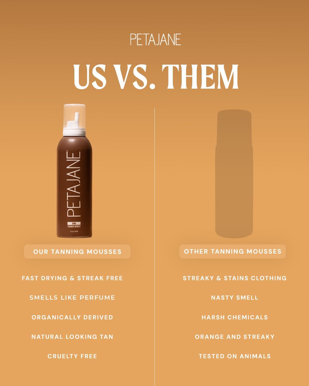 Dark Tanning Mousse 7oz - Made in the USA - Streak-Free, Lightweight, Non-Sticky, Fast-Absorbing, Vegan, Sunless Tanner for All Skin Types - Image 3