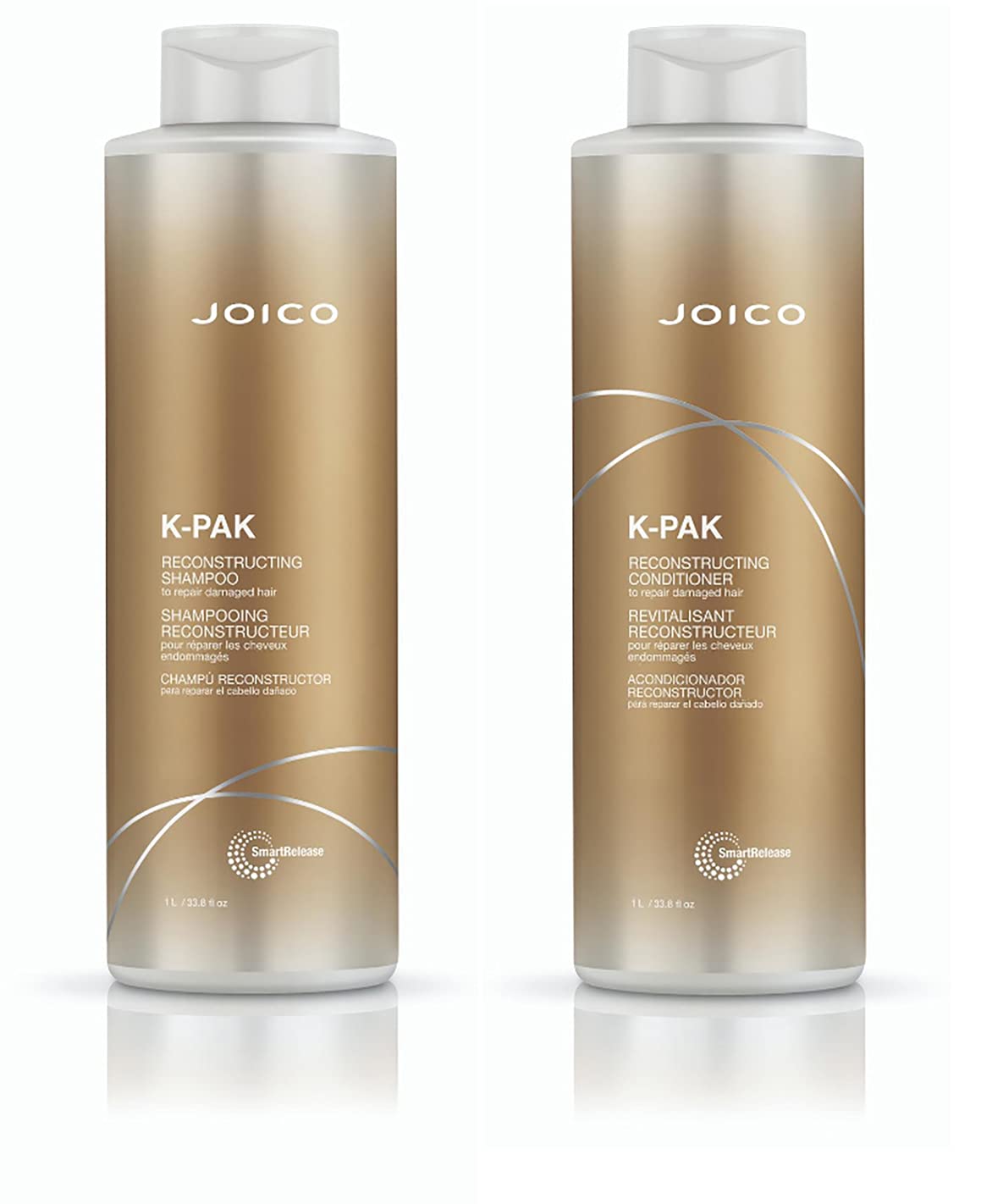 Joico K-PAK Daily Reconstructing Shampoo & Conditioner Set | For Damaged Hair | Repair Damage & Prevent Breakage | Double Hair Strength | Boost Shine | With Keratin & Guajava Fruit Extract - Image 3