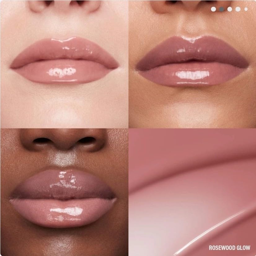 MAKEUP BY MARIO Rosewood Glow Lip Kit – Mini MoistureGlow Plumping Lip Serum & Ultra Suede Sculpting Lip Pencil, Rich Mauve – Hydrating Plumping Lip Duo, Travel Size - Image 3