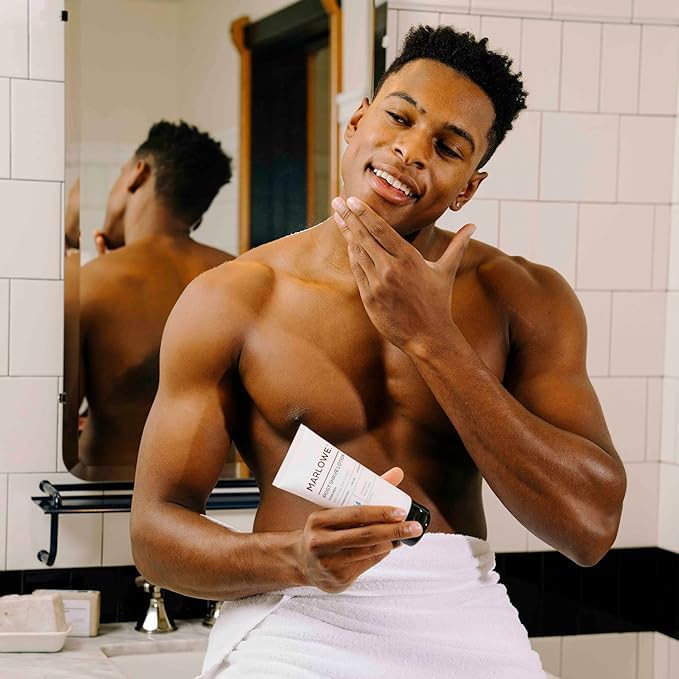 MARLOWE. Men's Shaving Kit, 2-Pk, Shave Cream & Post Shave Lotion, 6oz Each | Conditioning shave essentials for a smooth, comfortable routine. Great Gift for Men. - Image 3