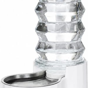 RIZZARI 8L Stainless Steel Gravity Pet Water Dispenser – Auto-Refill | No Electricity Needed,Wide-Mouth Cleaning,Triple Filtration,BPA-Free Materials,Visible Water Level