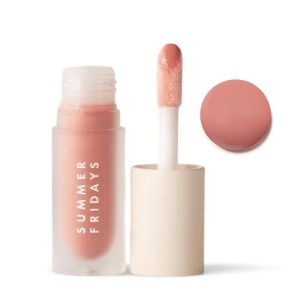 Summer Fridays Dream Lip Oil - Hydrating Tinted Lip Gloss Oil - Non-Sticky Formula with Skincare Benefits for Long-Lasting Softness + Shine - Effortless Beauty Gifts - Bare Sand (0.15 Oz)