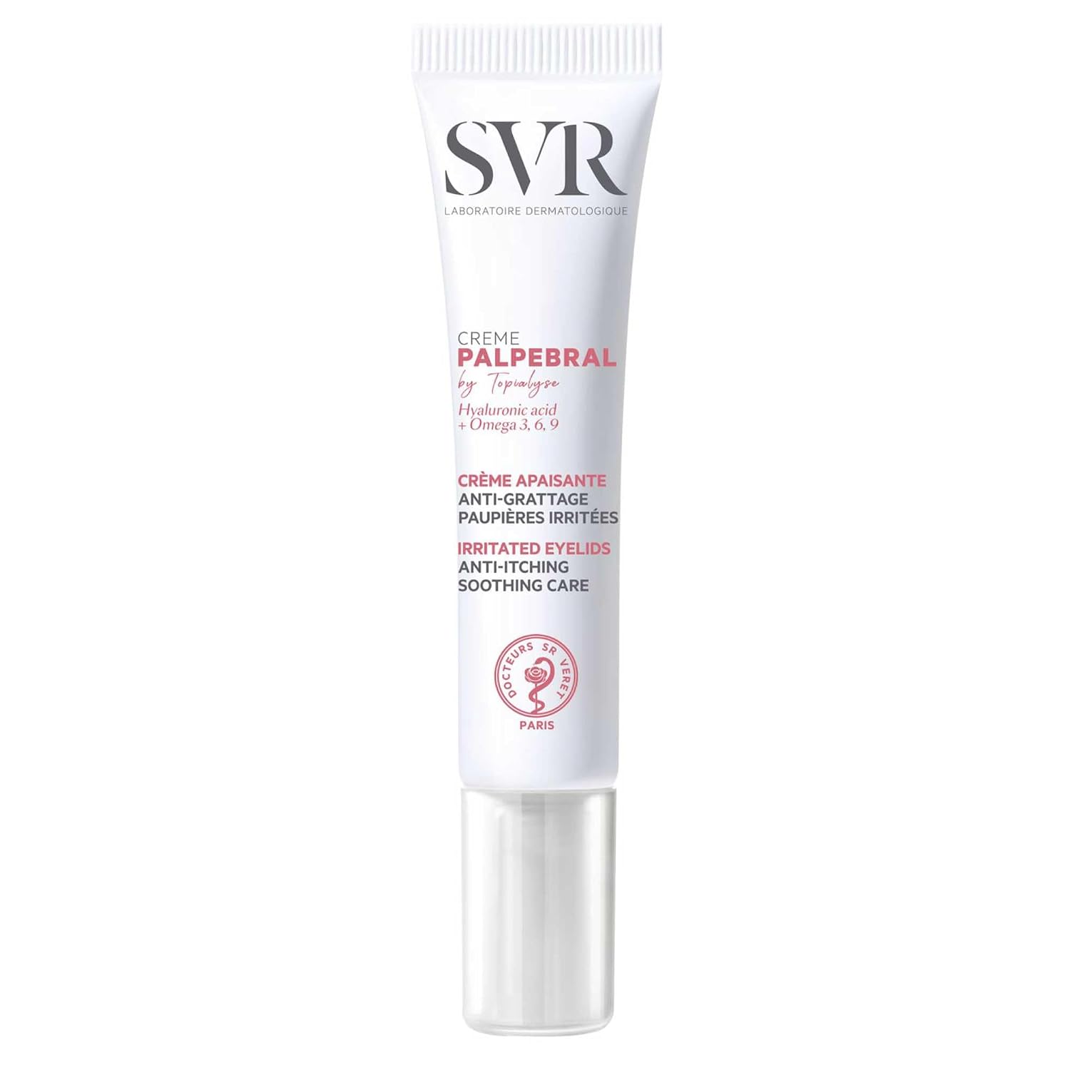 SVR Palpebral Eye Cream. Hyaluronic Acid & Shea Butter Ultra-Soothing for Extremely Dry, Itchy & Sensitive Skin Prone to Irritations. Steroid & Fragrance-free Formula, Non-comedogenic. 0.5 fl.oz - Image 3